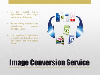 Image Conversion Services with Rayvat BPO