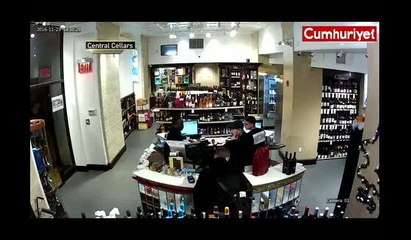 Dehşet anı kamerada... Bomba gibi patladı