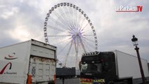 Paris : la Concorde totalement bloquée par les forains pendant plusieurs heures