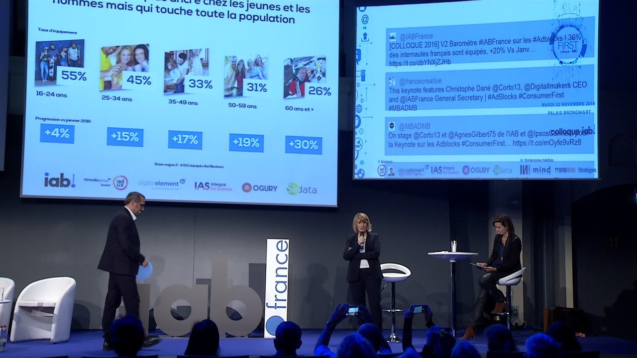 [COLLOQUE 2016] Présentation du baromètre IAB France sur les Adblocks avec Ipsos Connect France ! #ConsumerFirst