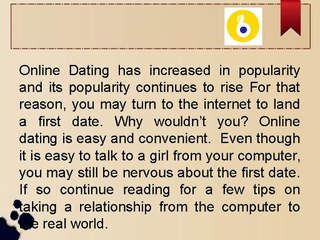 Tips for Online Dating Profile