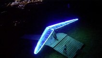 Glowing Hang Glider Is Totally Out Of This World
