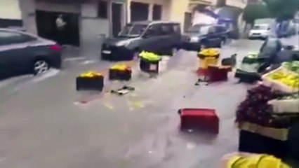 عاجل_ فيضان قوي يضرب بمدينة طنجة - 720P HD