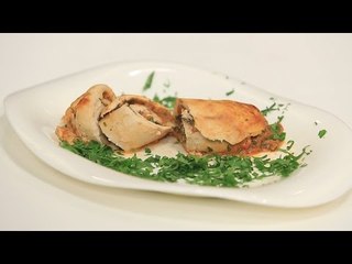 صدور دجاج محشية بالجبنة البارميزان | نادية سرحان