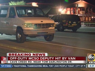 Off-duty MCSO deputy and his wife hit by van outside popular Cave Creek bar