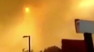 Fire in Israel haifa 24/11/2016 massive fire covered Israel.