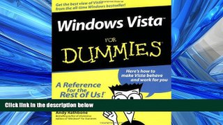 READ THE NEW BOOK  Windows Vista For Dummies, Special DVD Bundle BOOOK ONLINE