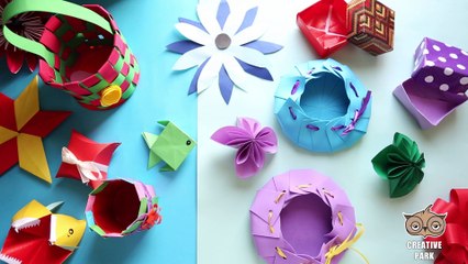 DIY Multi Colour  Paper Pen Holder For Kids