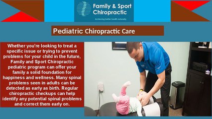 Sports Massage - Family & Sport Chiropractic