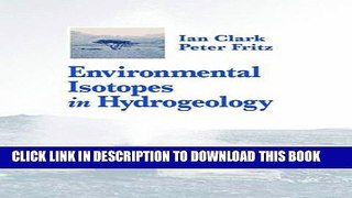 [DOWNLOAD] EPUB Environmental Isotopes in Hydrogeology Audiobook Online