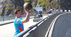 Il bat un record du monde de fou avec un ballon de basket
