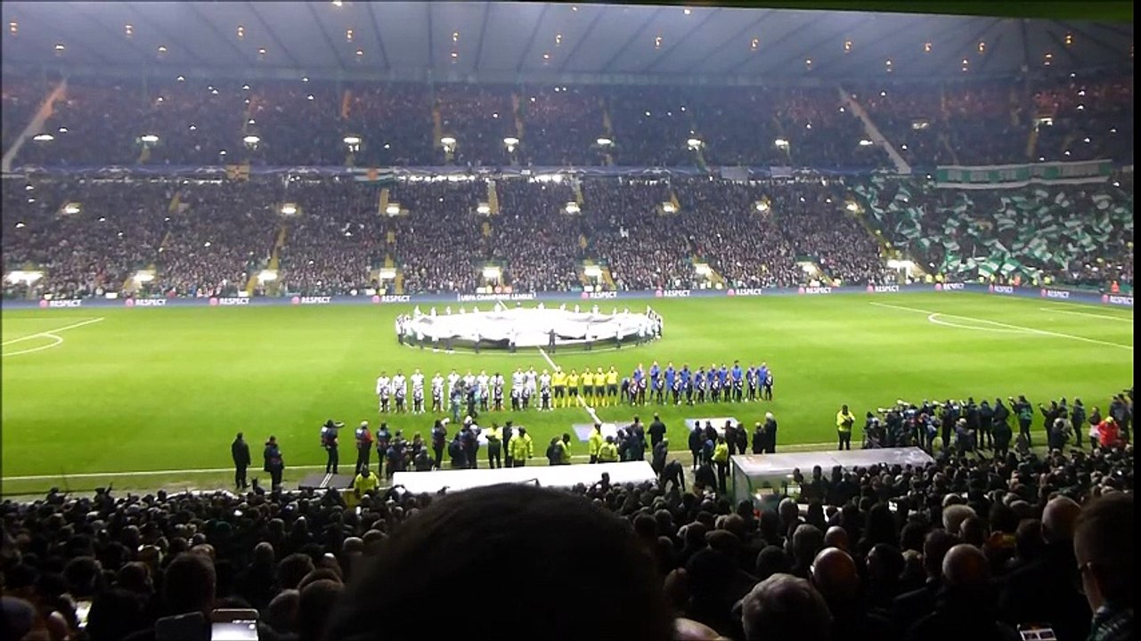 Celtic - Barcelone: L'hymne de la Ligue des Champions retentit dans le Celtic Park