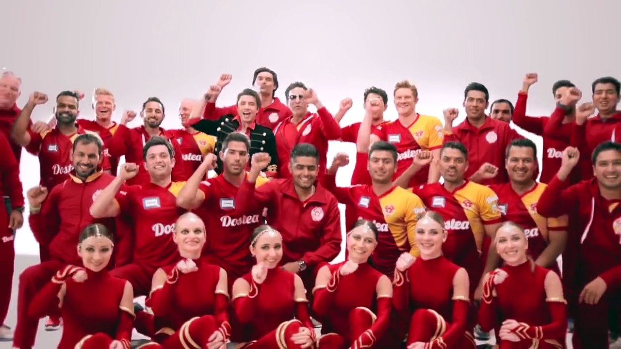 Team anthem of Islamabad United PSL | Ali Zafar, Shane Watson, Wasim Akram