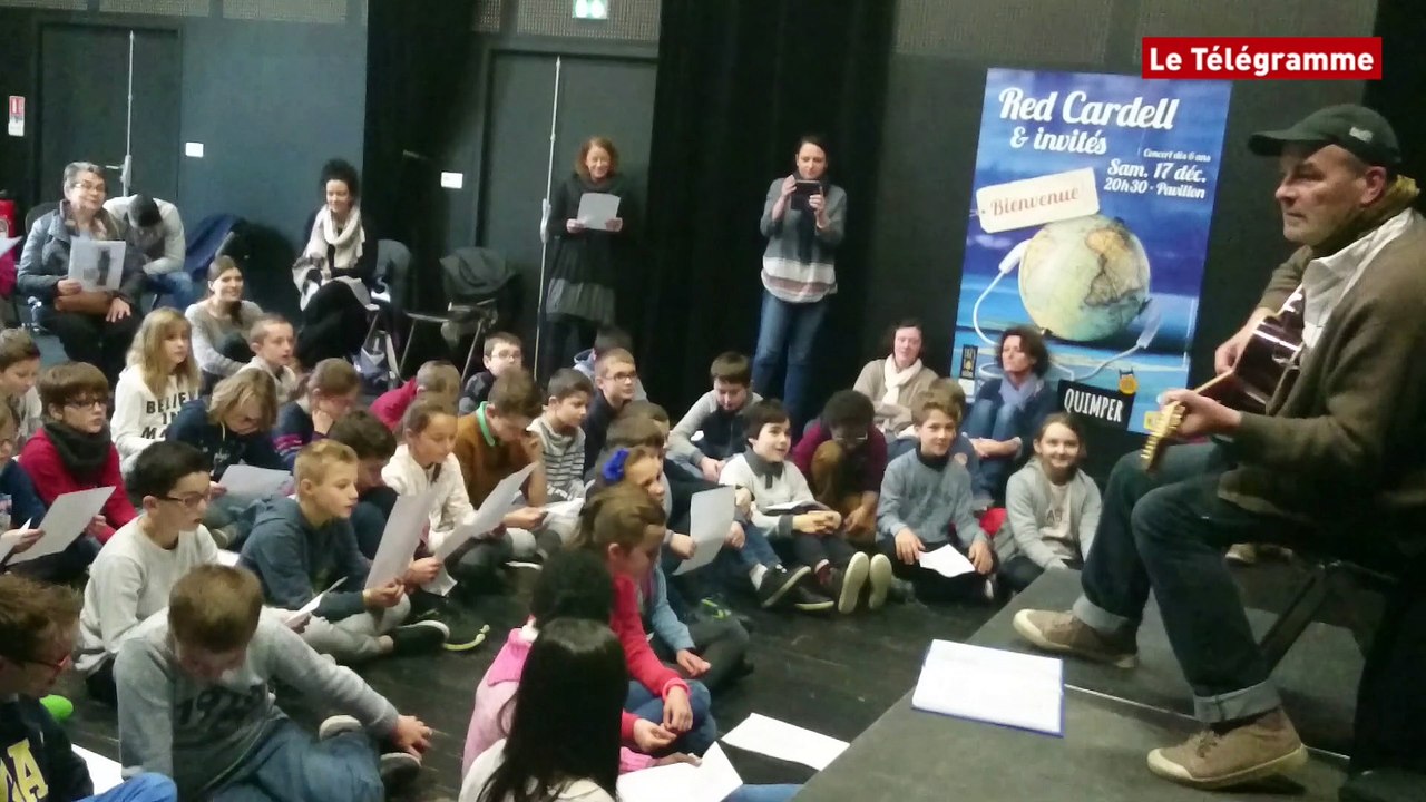 Quimper. "Bienvenue" aux ateliers chant de Red Cardell