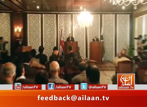 joint press conference of UK's Foreign Secretary Boris Johnson and Pakistan Foreign Minister Sartaj Aziz 24 November 2016 #KashmirIssue #LoC #JammuKashmir #BritishGovernment #PakistanGovernment