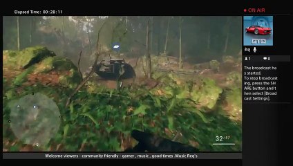 Gaza683 Live PS4 Broadcast 🎮 | Hard Playthrough of BF1 Story Mode