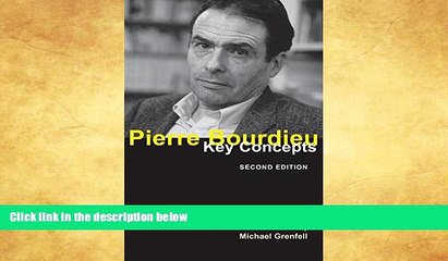 #A# Pierre Bourdieu: Key Concepts  Epub Download Download