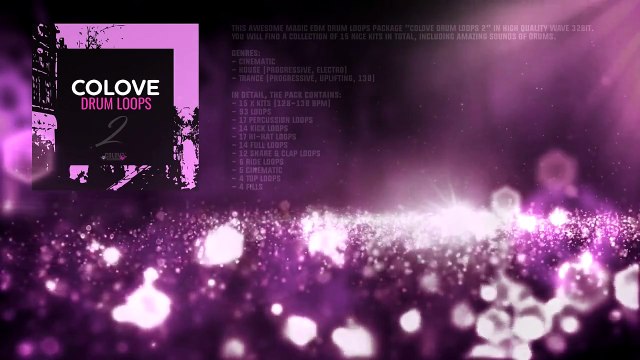 COLOVE Drum Loops 2 (WAV 32 Bit)