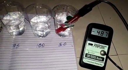 Alkaline Water bearing negative Orp