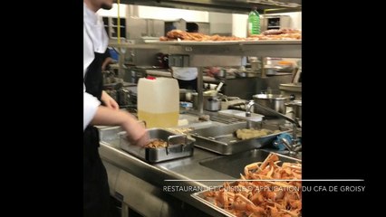 Visite du nouveau restaurant d'application du Centre de Formation des Apprentis de Groisy (Haute-Savoie)
