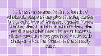 Running a Wholesale Shop to Make a Living