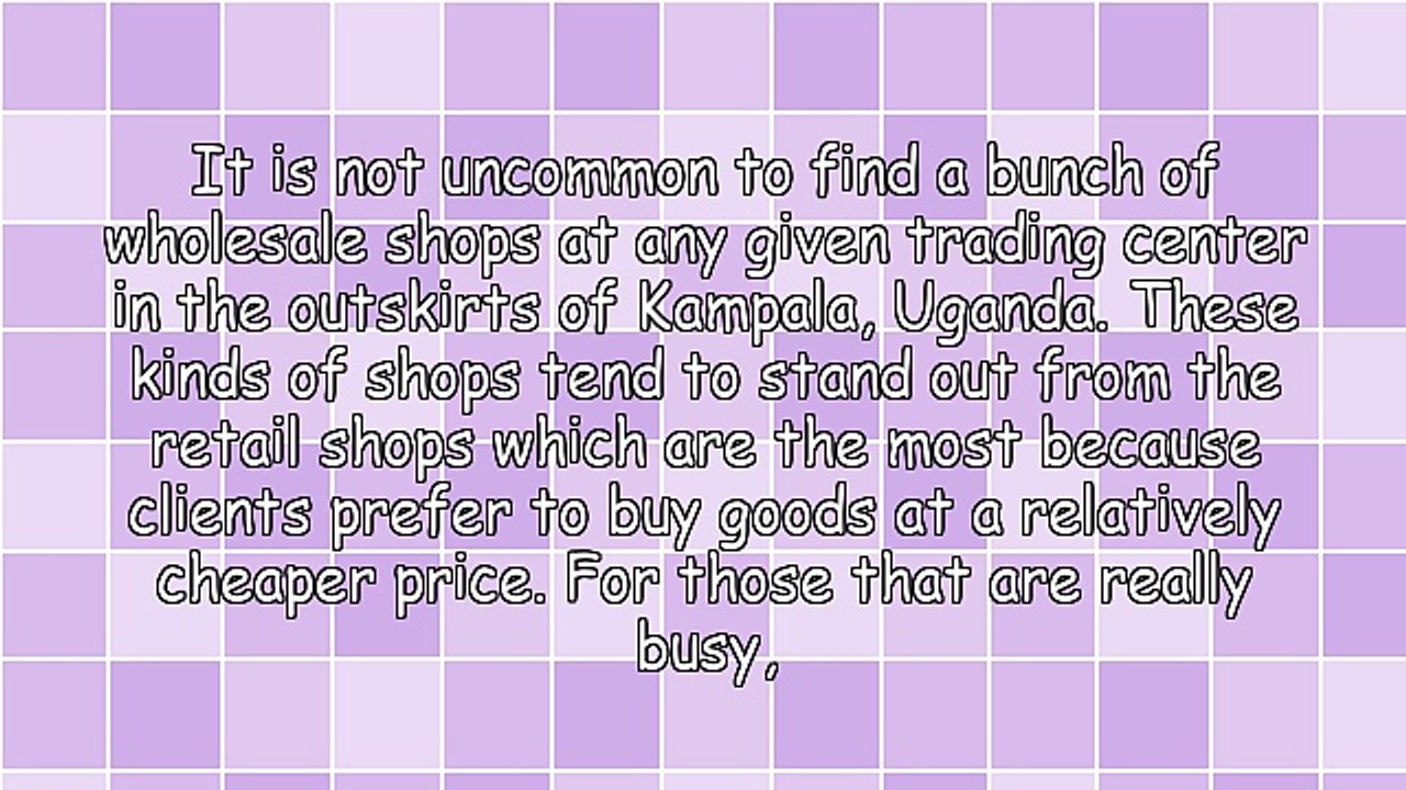 Running a Wholesale Shop to Make a Living