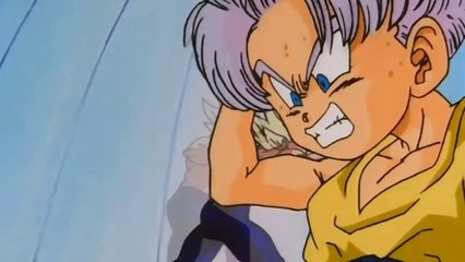 Trunks humilha Vegeta ao se transformar em super sayajin facilmente pela primeira vez
