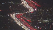 Embouteillages à Los Angeles pour Thanksgiving