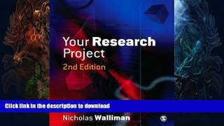 GET PDF  Your Research Project: A Step-by-Step Guide for the First-Time Researcher (Sage Study