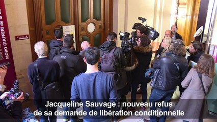 Jacqueline Sauvage: sa demande de libération jugée "prématurée"