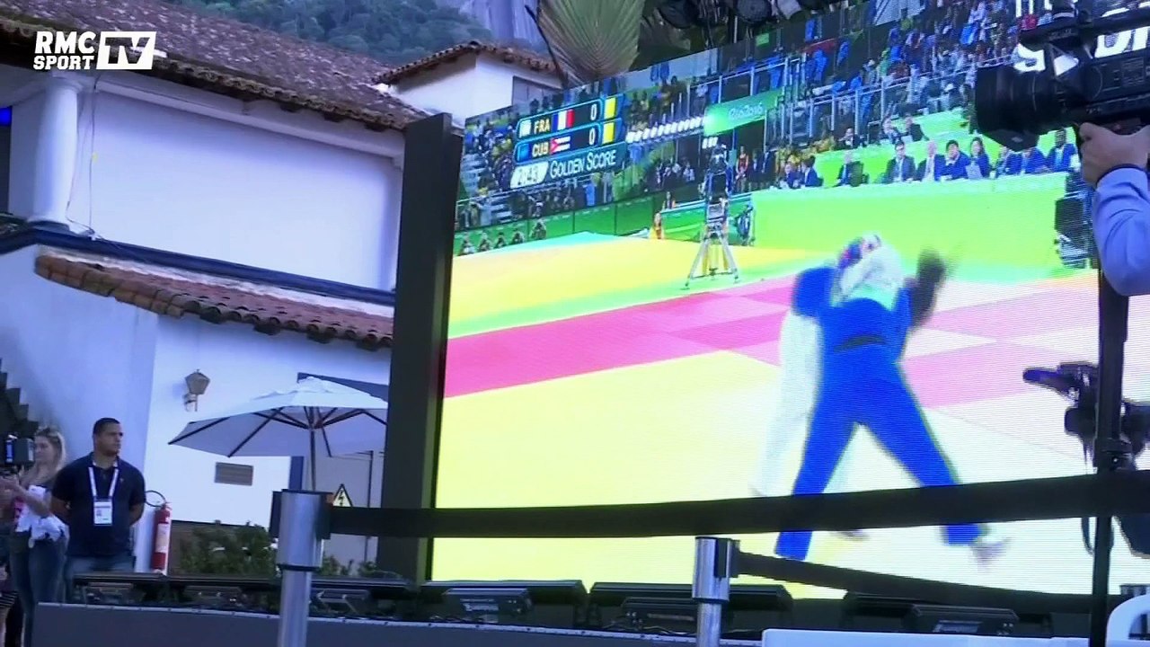 Emilie Andéol, première Française championne olympique de judo poids lourd