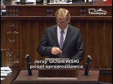 Poseł Jerzy Gosiewski - Wystąpienie z dnia 15 listopada 2016 roku.