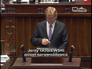 Poseł Jerzy Gosiewski - Wystąpienie z dnia 15 listopada 2016 roku.