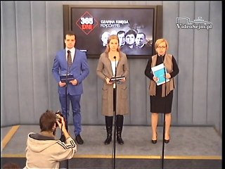 Poseł Joanna Schmidt - konferencja  z dnia 15 listopada 2016 roku.