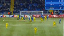 Marin Aničić Goal HD - Astana 1-1 APOEL - 24.11.2016 HD