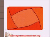 Spirella 10.14197  Badteppich 80 x 150 cm Focus Orange