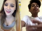 funny love american girl with saudi arabia boy