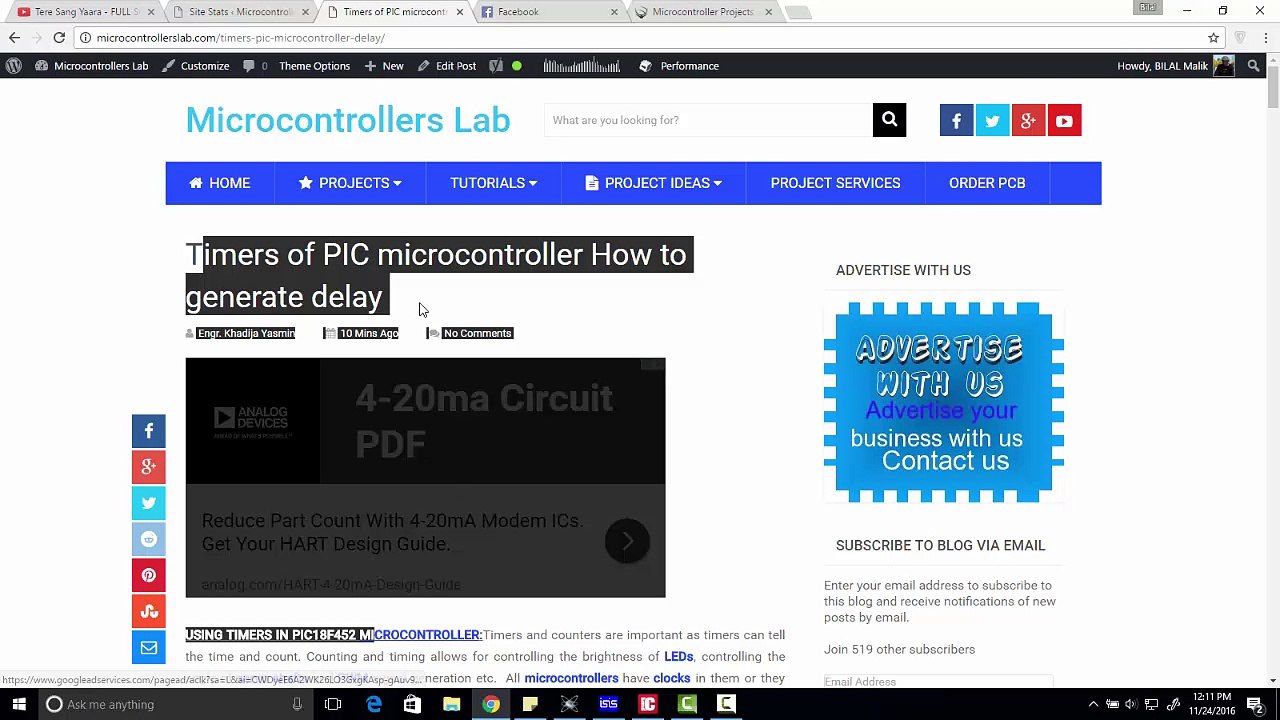 how to use timers of pic microcontroller and generate delay with timer