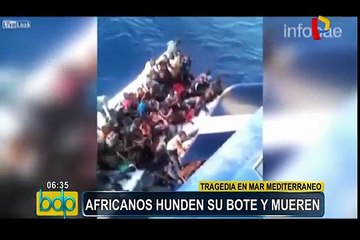 Télécharger la video: Mar Mediterráneo: inmigrantes mueren tras hundirse bote