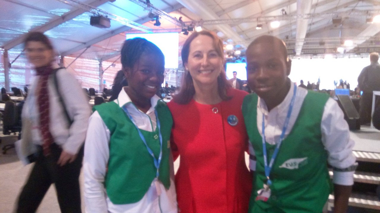 Les enfants experts en écologie de l'ONG Tchadienne Espaces Verts du Sahel à la COP22