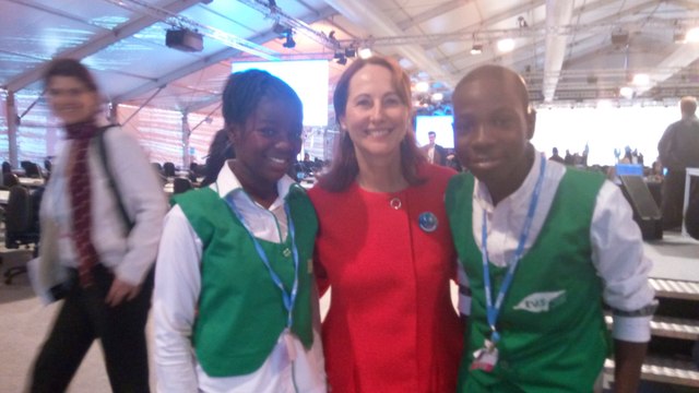 Les enfants experts en écologie de l'ONG Tchadienne Espaces Verts du Sahel à la COP22