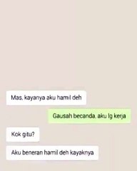 Percakapan WA yang Sangat lucu