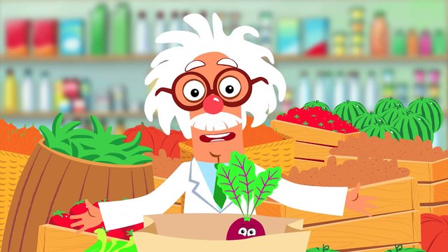 ОВОЩИ - Развивающая песенка мультик про полезную еду и синий трактор для детей малышей