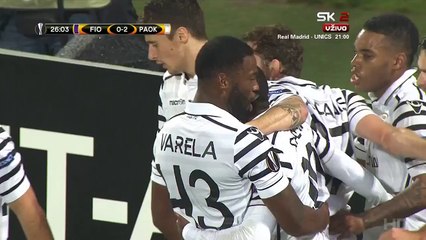 Djalma Campos Goal HD - Fiorentina 0-2 PAOK - 24.11.2016