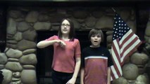 The National Anthem in Sign Language - Signing Time with Alex and Leah | The Star Spangled Banner