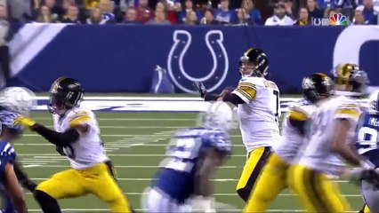 Big Ben 3rd Down Conversion Sets Up Bell 5-yard TD | Steelers vs. Colts | NFL