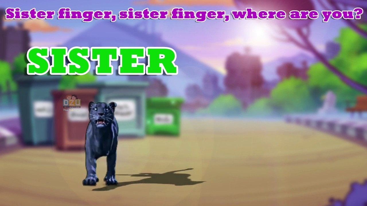 The Cat Finger Family Rhyme || Funny Cat Finger Family Nursery Rhymes For Kids || Ozu