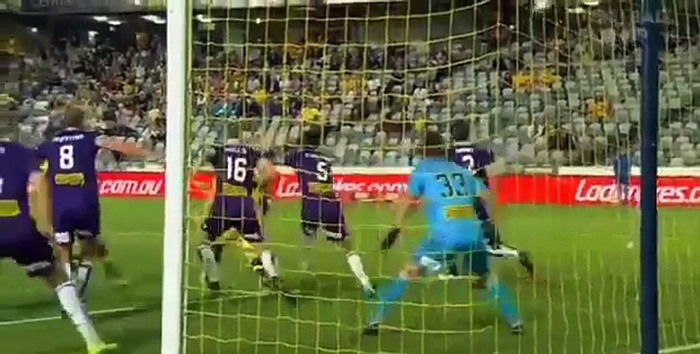 CC Mariners 2:0 Perth Glory LONG HIGH.(Australian A-League. 24 November 2016)
