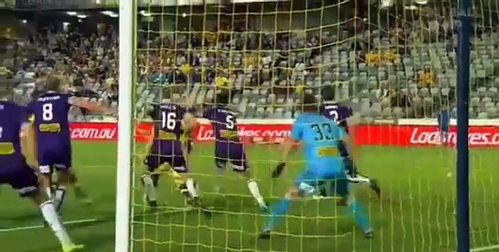 CC Mariners 2:0 Perth Glory LONG HIGH.(Australian A-League. 24 November 2016)