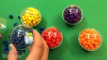 Learn Colors with Dippin Dots Surprise Eggs Peppa Pig Hello Kitty Spongebob Angry Birds Toys!